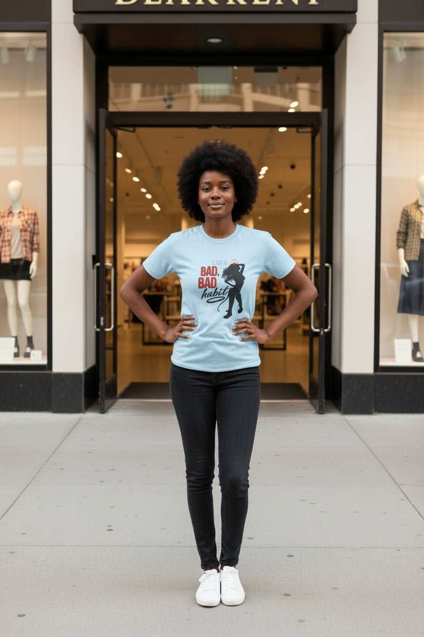 Bad Bad Habit Graphic T-Shirt – Bold Streetwear Statement Tee Gift - WJMAPPAREL.COM