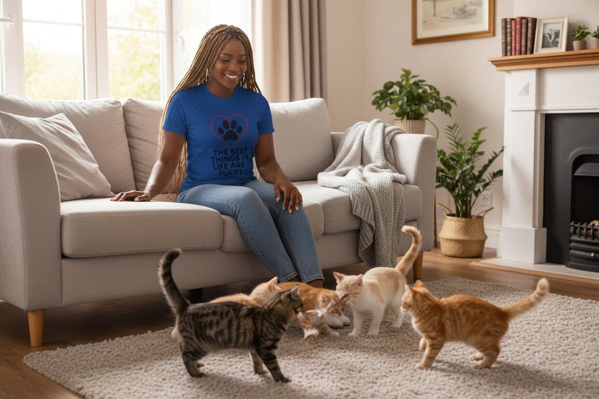 Best Things in Life Are Furry T-Shirt