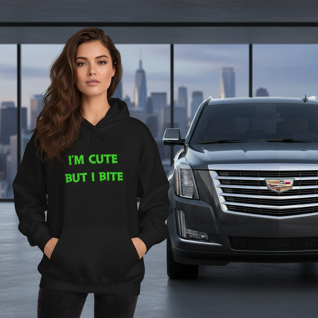 Cute But I Bite Hoodie
