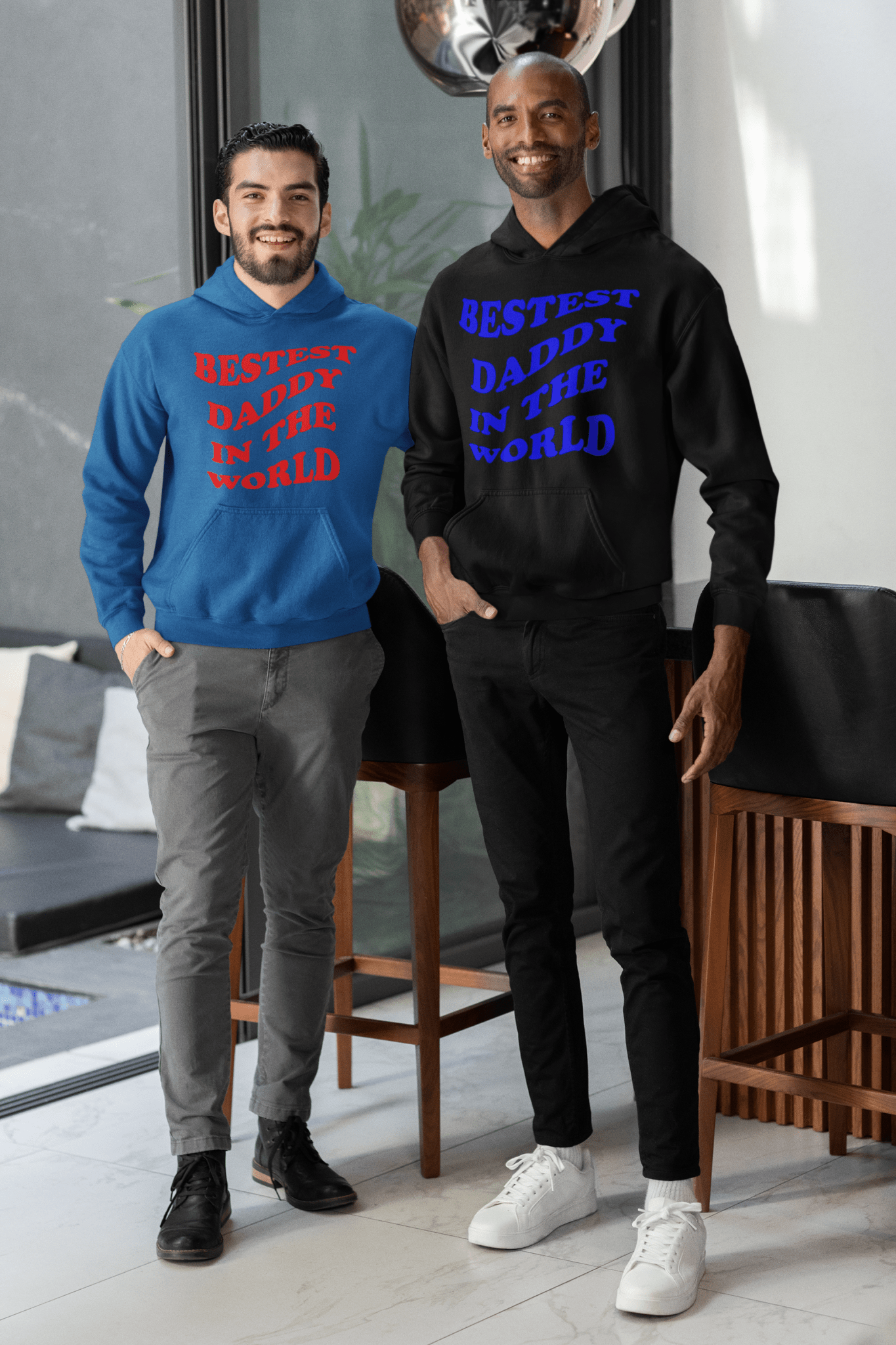 Bestest Daddy In The World Hoodie – Best Dad Ever Sweatshirt Gift - WJMAPPAREL.COM
