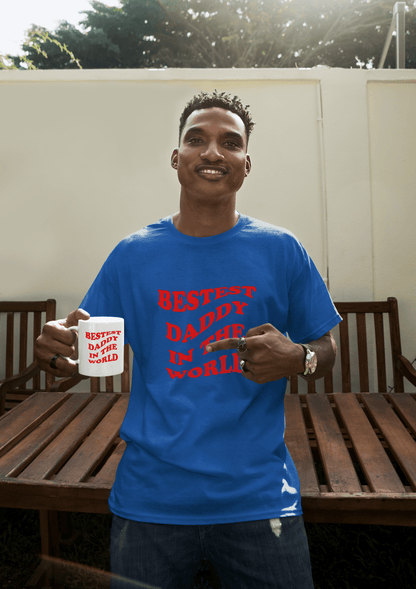 Bestest Daddy In The World T-Shirt – Funny Father’s Day Graphic Tee Gift - WJMAPPAREL.COM