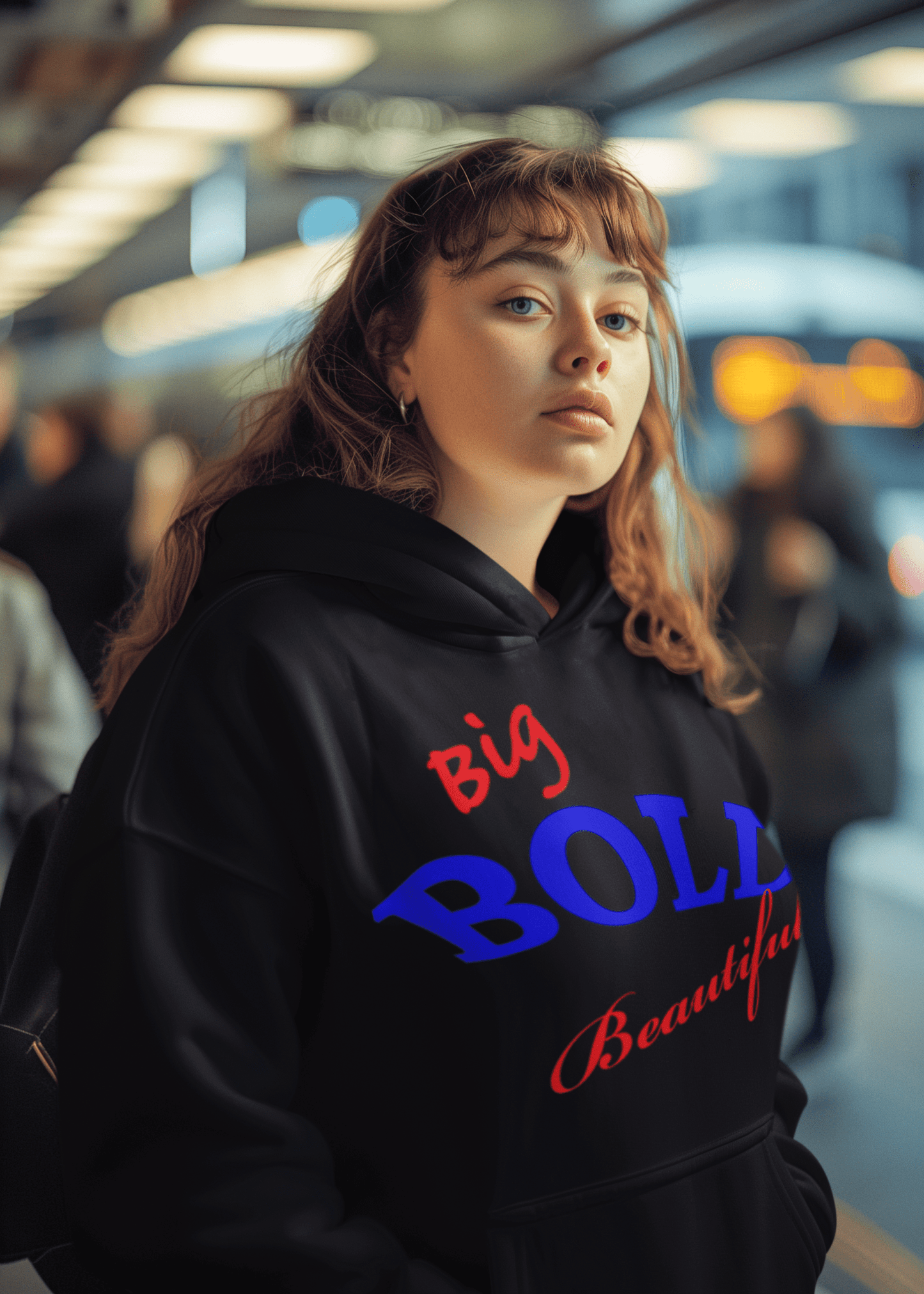 Big Bold Beautiful Hoodie – Empowering Women’s Sweatshirt Gift - WJMAPPAREL.COM