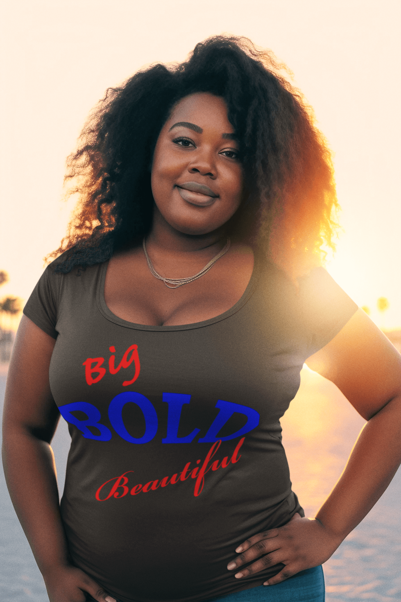 Big Bold Beautiful T-Shirt – Empowering Graphic Tee Gift for Women - WJMAPPAREL.COM