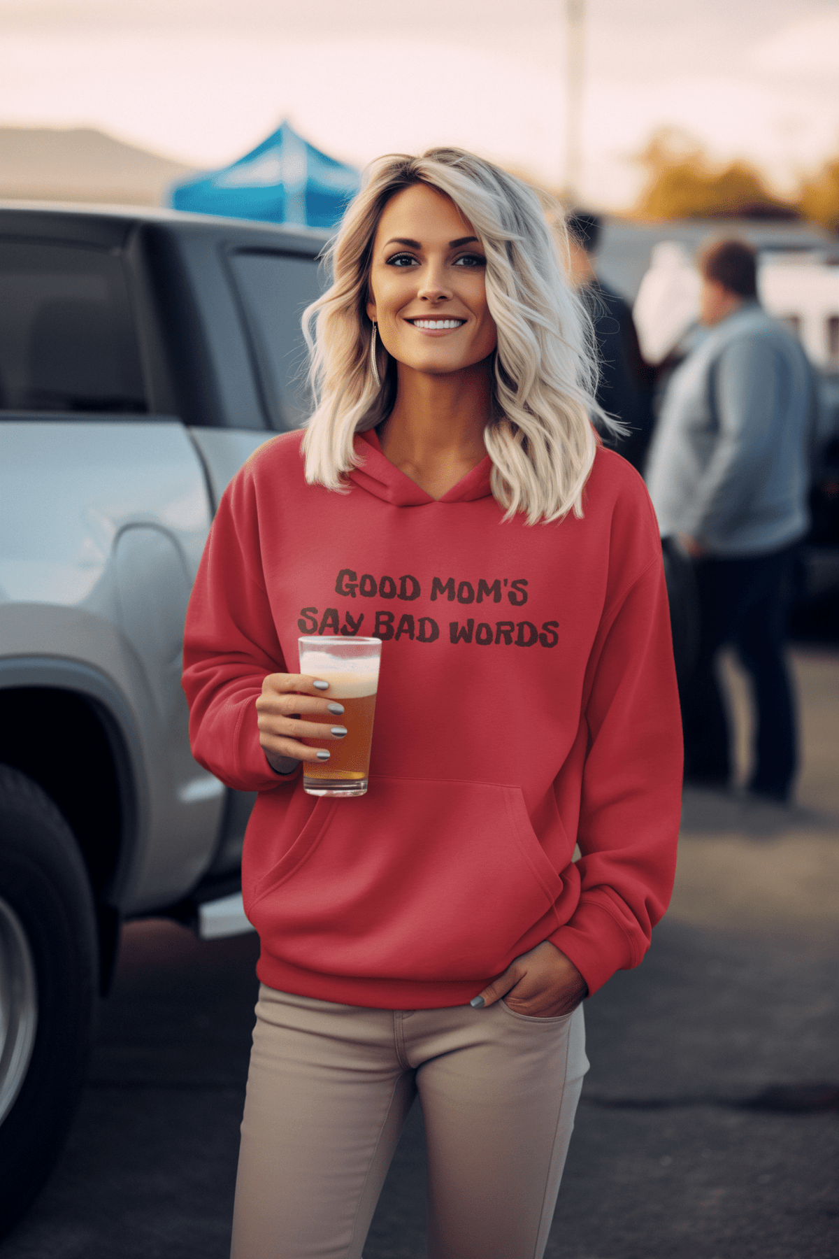 Good Moms Say Bad Words Hoodie – Funny Mom Sweatshirt Gift - WJMAPPAREL.COM