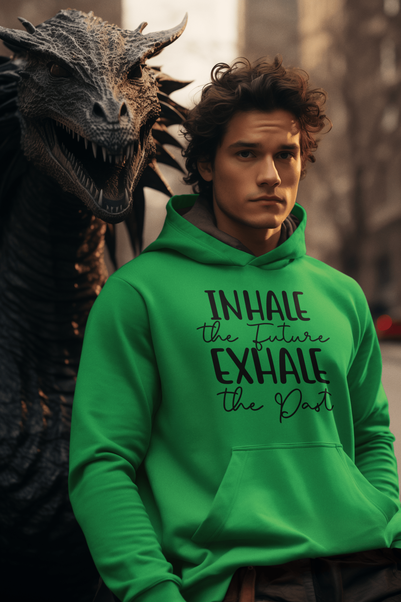 Inhale The Future Exhale The Past Hoodie – Inspirational Mindfulness Sweatshirt Gift - WJMAPPAREL.COM