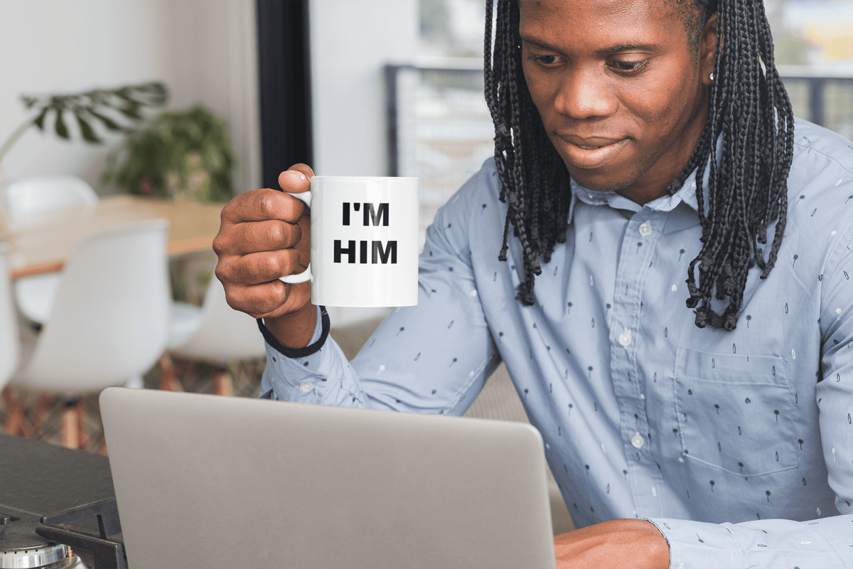I’m Him 11oz Mug – Bold Confident Coffee Mug Gift for Men - WJMAPPAREL.COM