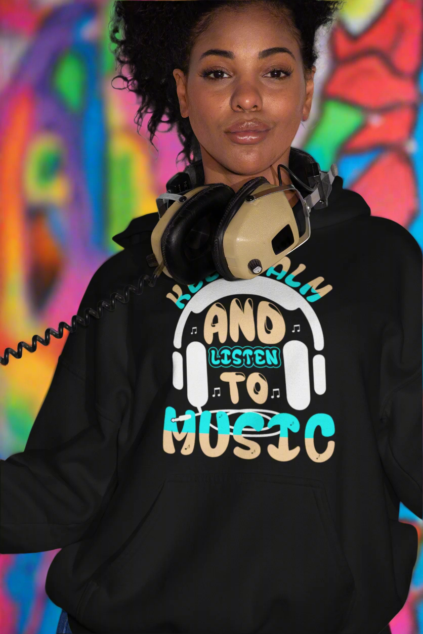 Keep Calm and Listen to Music Hoodie – Music Lover Sweatshirt Gift - WJMAPPAREL.COM