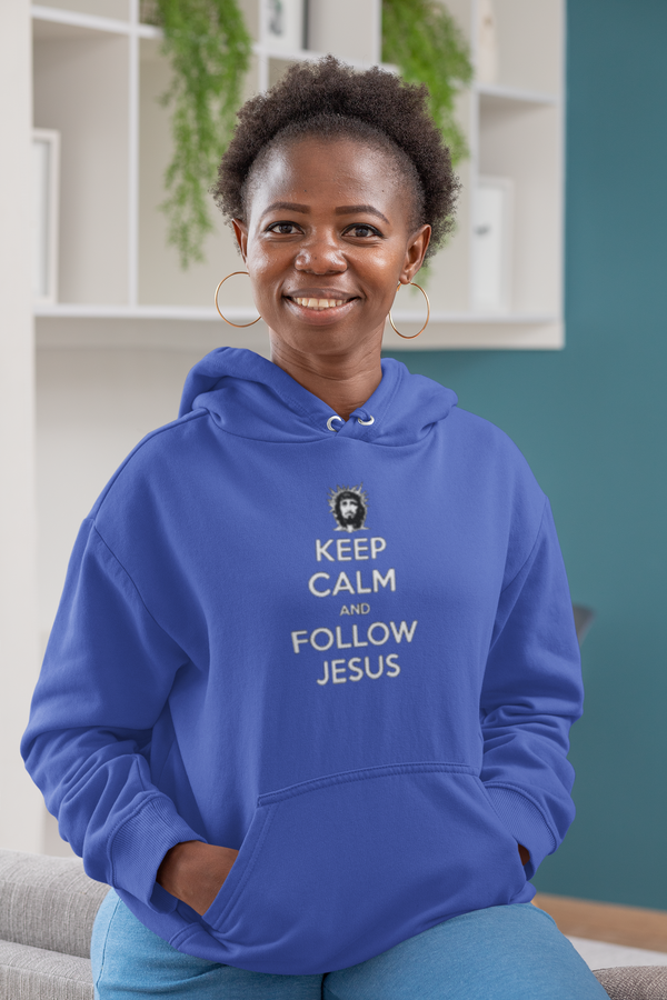 Keep Calm Follow Jesus Hoodie