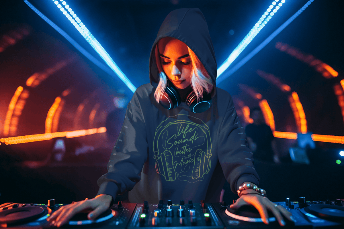 Life Sounds Better With Music Hoodie – Music Lover Sweatshirt Gift - WJMAPPAREL.COM