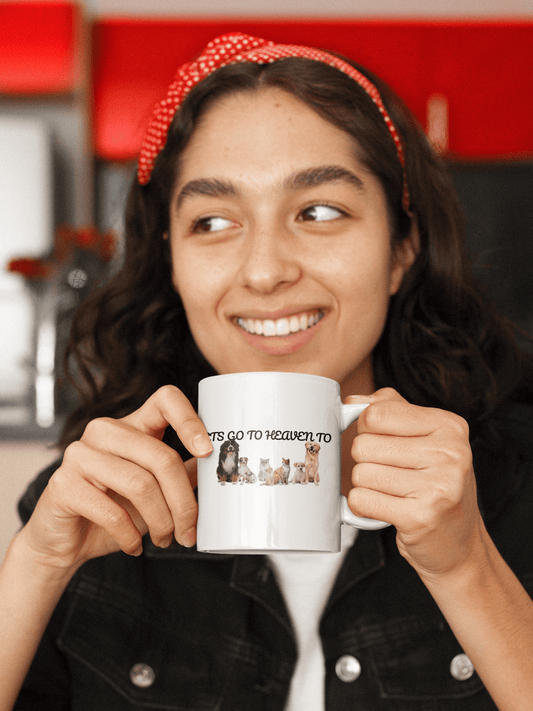 Pets Go To Heaven Too 11oz Mug – Pet Memorial Coffee Mug Gift - WJMAPPAREL.COM