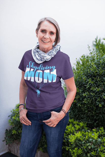 Skydiving Mom T-Shirt – Funny Extreme Sports Graphic Tee Gift - WJMAPPAREL.COM