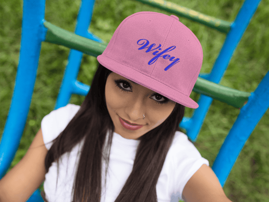 Wifey Dad Hat – Cute Wife Adjustable Cap Anniversary Gift - WJMAPPAREL.COM
