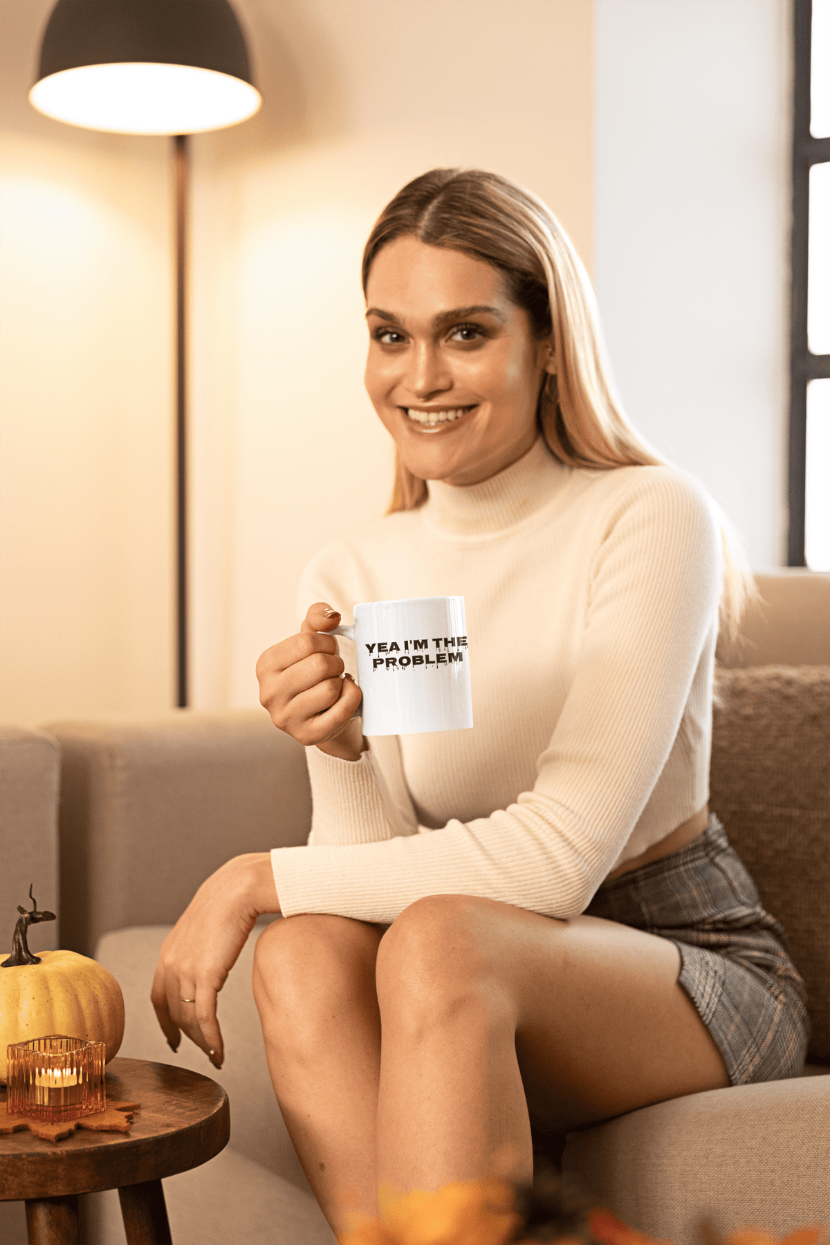 Yea I’m The Problem 11oz Mug – Funny Sarcastic Coffee Mug Gift - WJMAPPAREL.COM