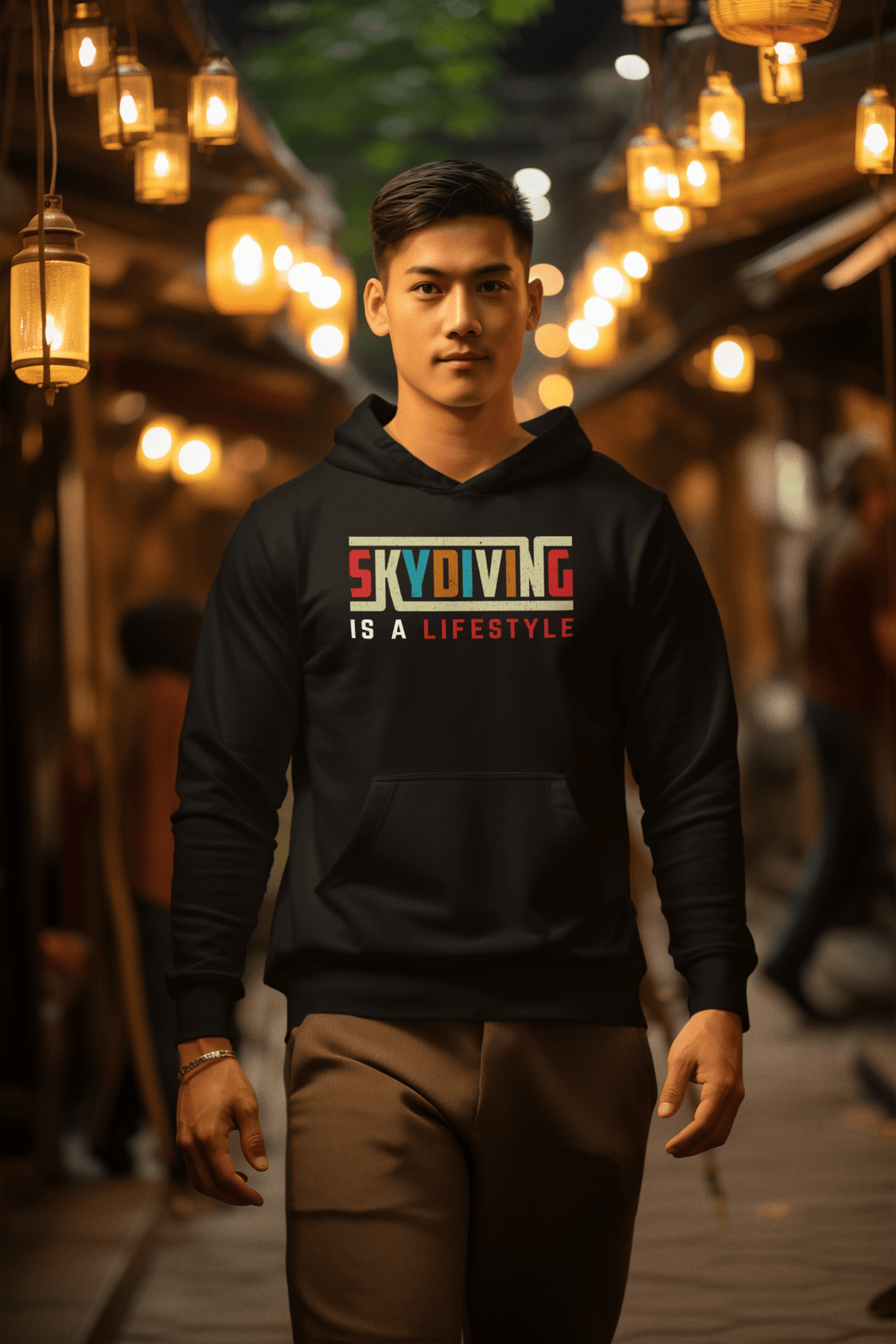 Skydiving Lifestyle Hoodie – Extreme Sports Graphic Sweatshirt Gift - WJMAPPAREL.COM