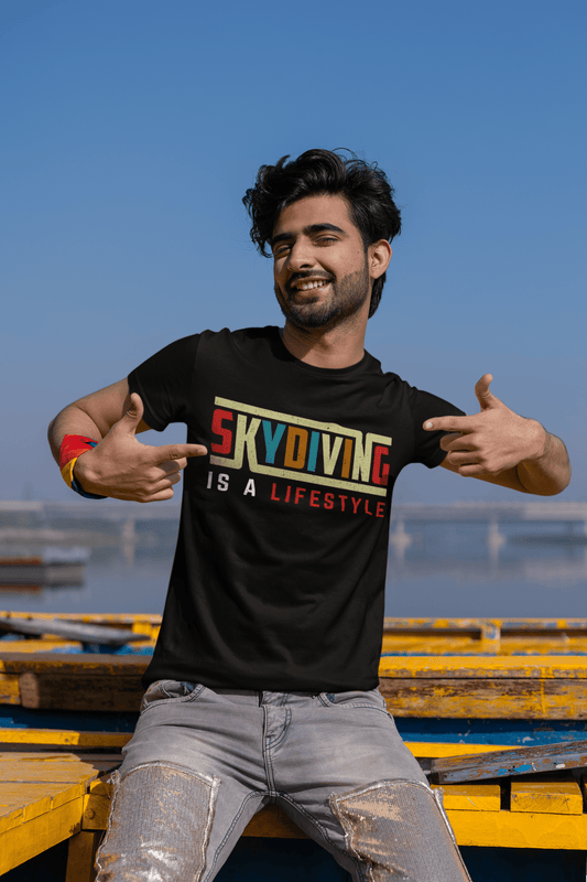 Skydiving Is A Lifestyle T-Shirt – Extreme Sports Graphic Tee Gift - WJMAPPAREL.COM