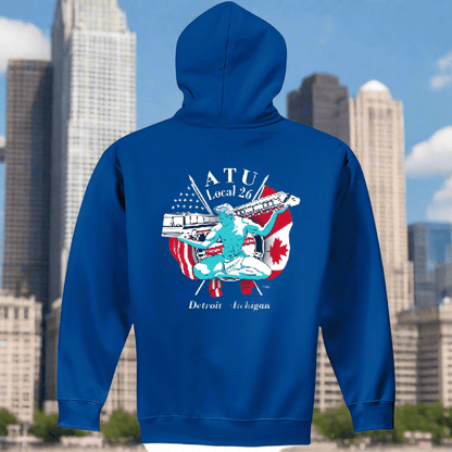 26 Blue Graphic Hoodie – Bold Number Streetwear Sweatshirt Gift - WJMAPPAREL.COM